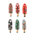 Christmas Print No Crease Duck Billed Hair Clip 6W6HPN97