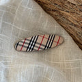 Plaid Snap Hair Clip - DippedShop Wholesale - #9315