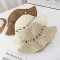 Solid Straw Sun Hat - DippedShop Wholesale - #8115
