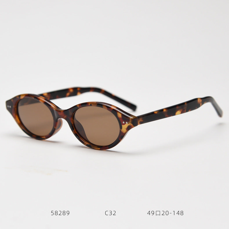Vintage Oval Polarized Sunglasses - DippedShop Wholesale - #7907