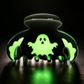 Luminous Ghost Halloween Pumpkin Hair Claw 6W6HCP1312