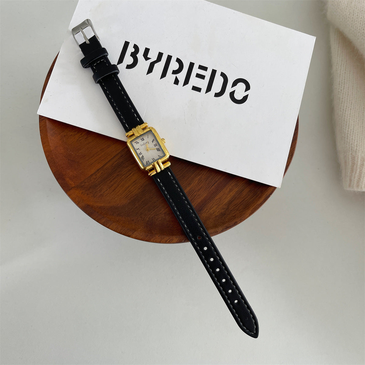 Leather Roman Numeral Watch - DippedShop Wholesale - #0691