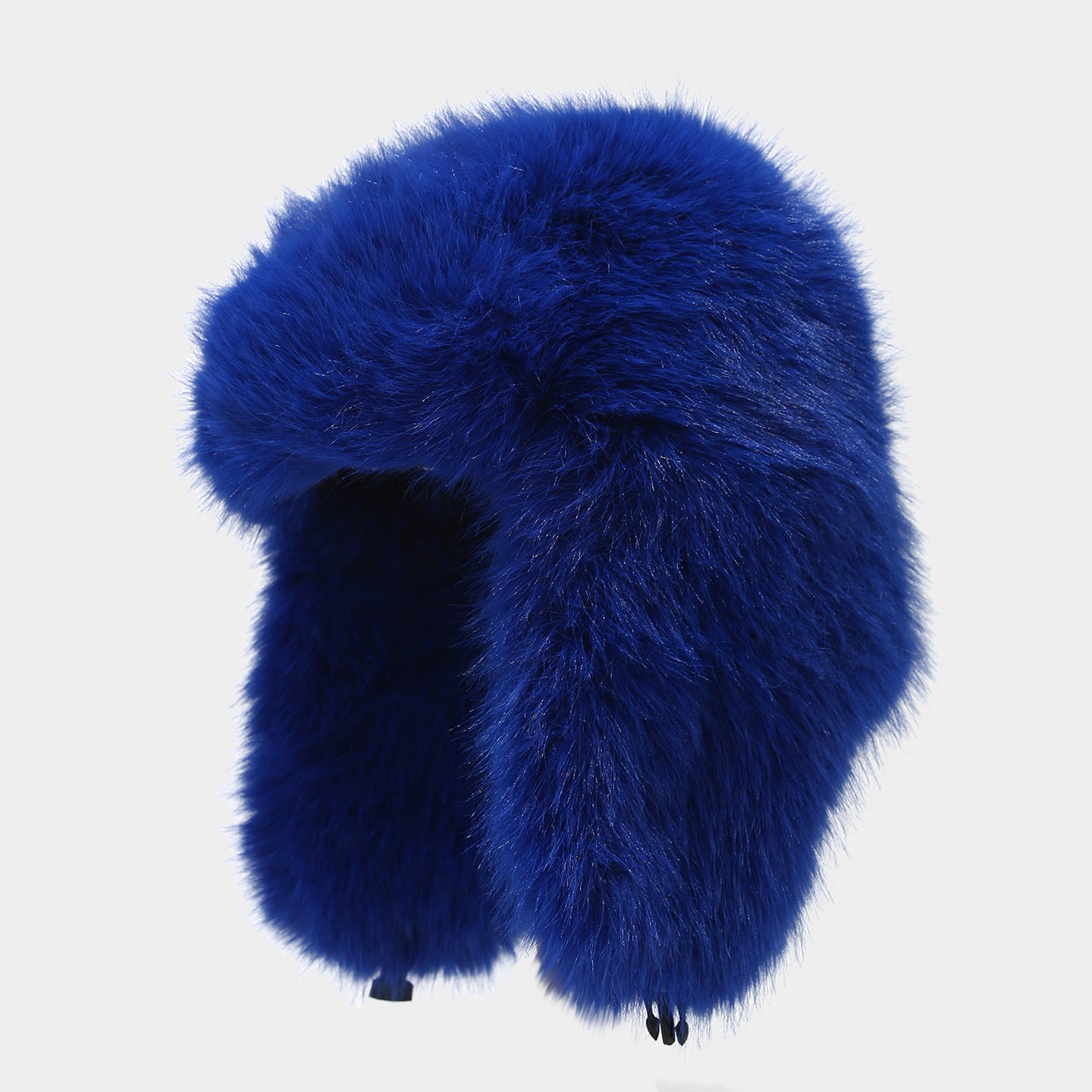 Fashion Solid Color Fuzzy Faux Fur Trapper Hat 6W6HAT530