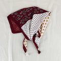 Vintage Polka Dot Paisley Print Square Scarf 6W6NSC211
