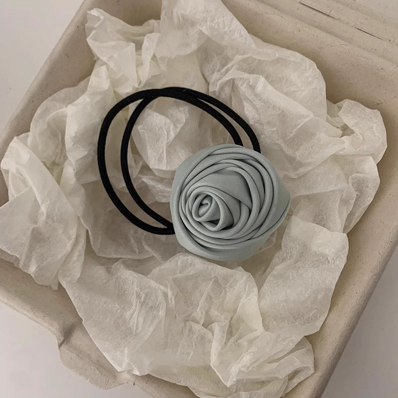 Elegant Flower Ponytail Holder Hair Tie 6W6HSR476