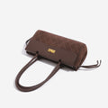 Trendy Color Contrast Plaid Baguette Shoulder Bag 6W10BBG2414