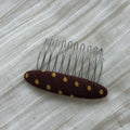 Elegant Polka Dot Non Crease Snap Hair Clip 6W6HCP1678