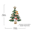 Christmas Series Enamel Rhinestone Brooch 6W6JPB63
