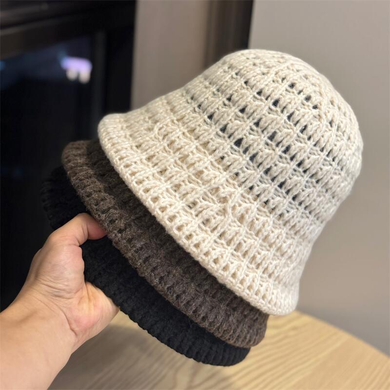 Textured Knit Bucket Hat - DippedShop Wholesale - #6163