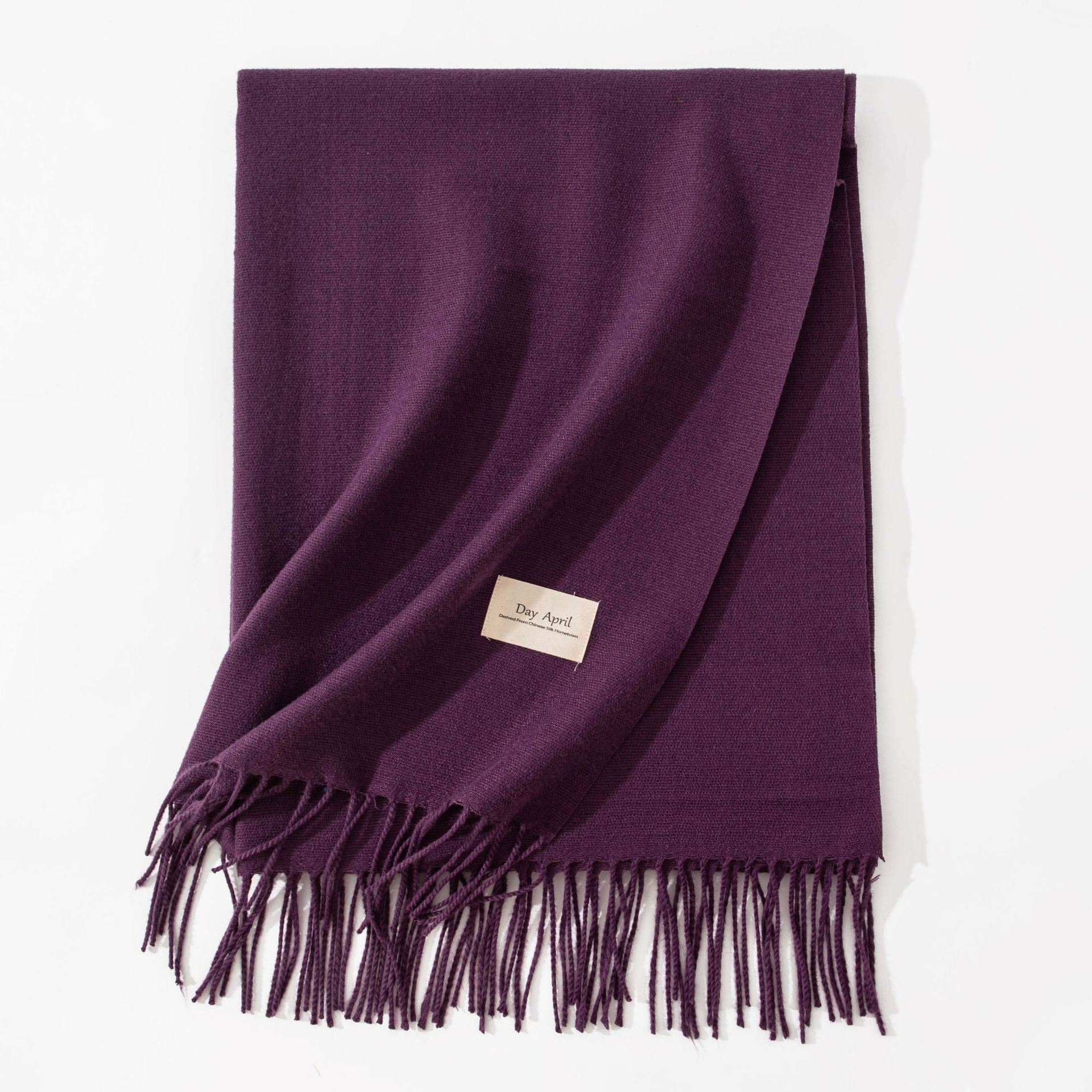 Versatile Solid Color Imitation Cashmere Scarf 6W6NSW278