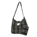 Fashion Striped Leoaprd Print Canvas Shoulder Bag 6W10BBG2485