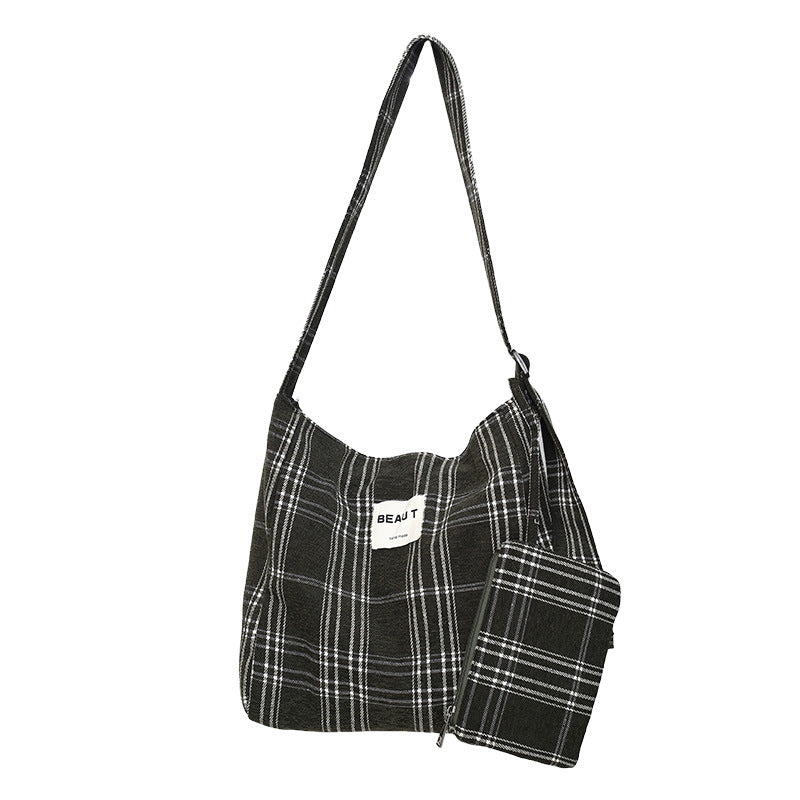 Fashion Striped Leoaprd Print Canvas Shoulder Bag 6W10BBG2485