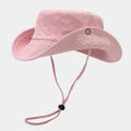 Simple Washed Outdoor Foldable Safari Boonie Hat 8BK6HAT170T