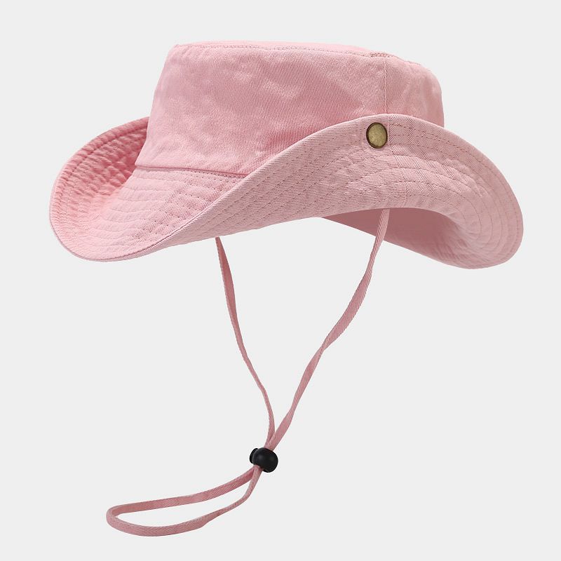 Simple Washed Outdoor Foldable Safari Boonie Hat 8BK6HAT170T