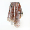 Stylish Floral Print Soft Square Headscarf MK2BLW6W6NSI39