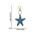 Stylish Handmade Beads Coconut Tree Pendant Keychain 6W10BBC808