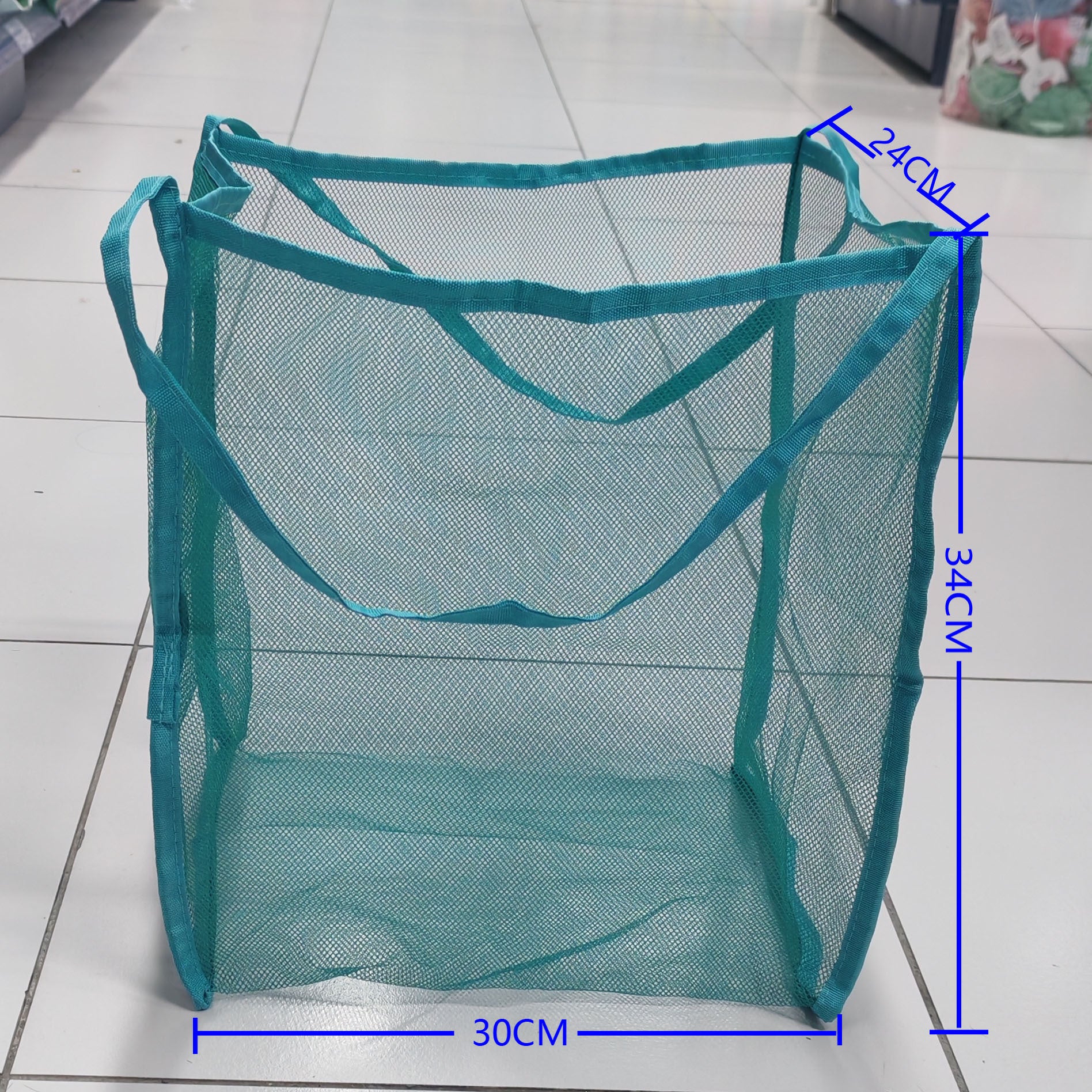 Solid Color Transparent Mesh Storage Bag 8BW6BOB79L
