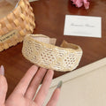 Bohemian Woven Colorblock Hairband - DippedShop Wholesale - #4659