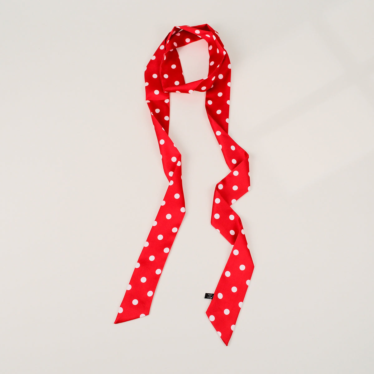 Polka Dot Silk Scarf - DippedShop Wholesale - #6979