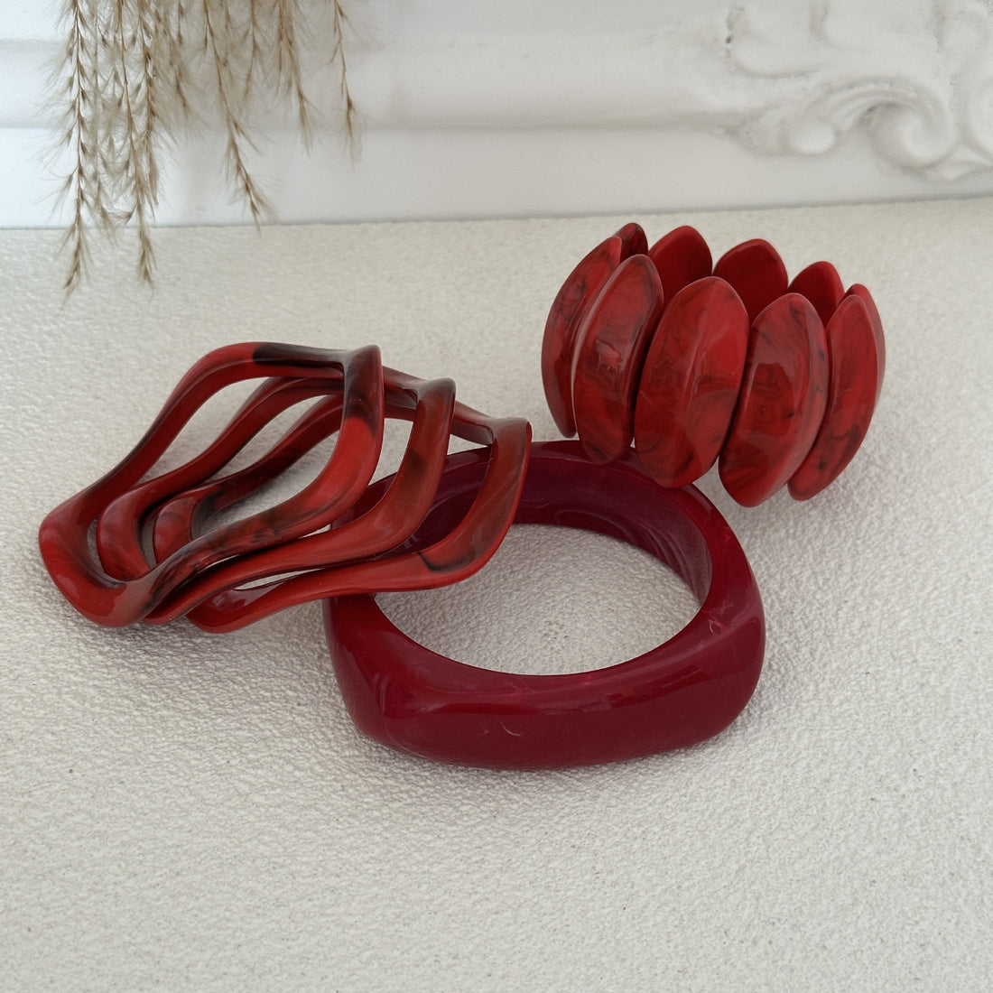 Simple Geometric Gradient Bangle Bracelet DP25D715