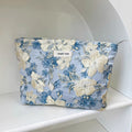 Flower Embossed Makeup Bag - DippedShop Wholesale - #1731