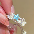Blue Starfish Shell Stackable - DippedShop Wholesale - #4883