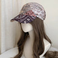 Fresh Floral Print Scarf Bandana Baseball Cap 8BK6HAT193L