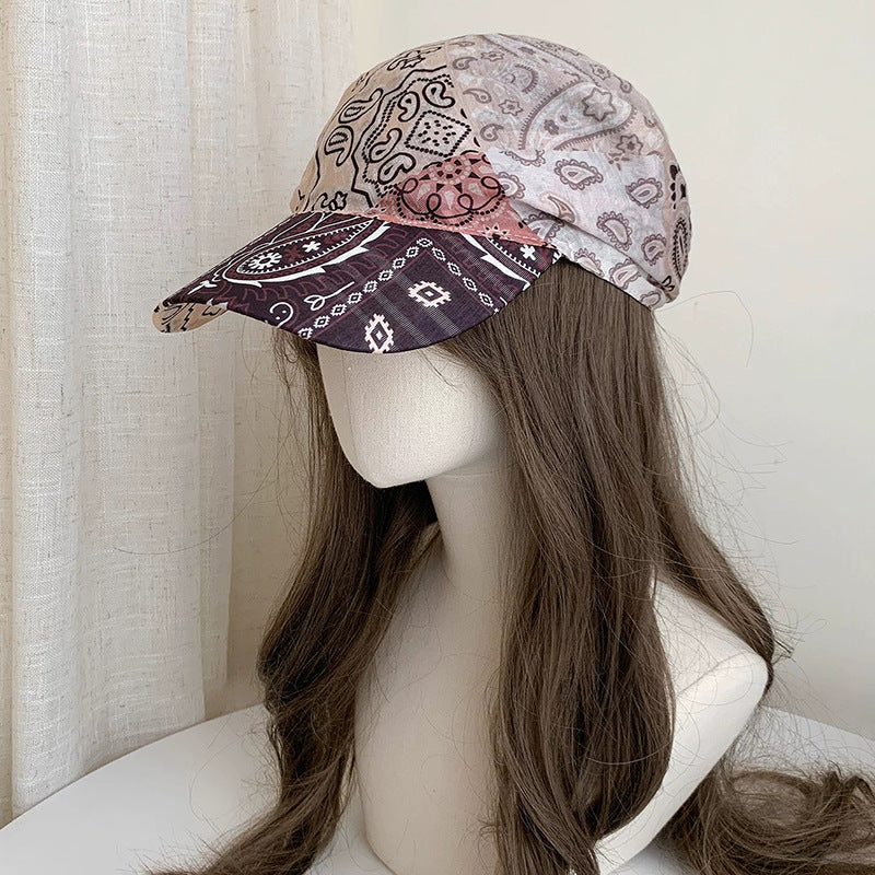 Fresh Floral Print Scarf Bandana Baseball Cap 8BK6HAT193L