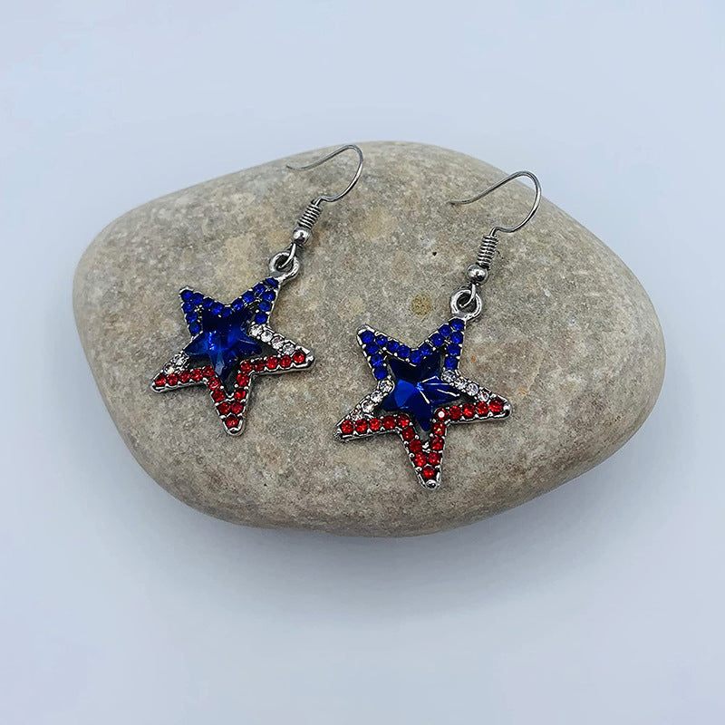 Fashion Star Pendant Zirconia Hollow Chain Necklace 8ZA6JNC292L