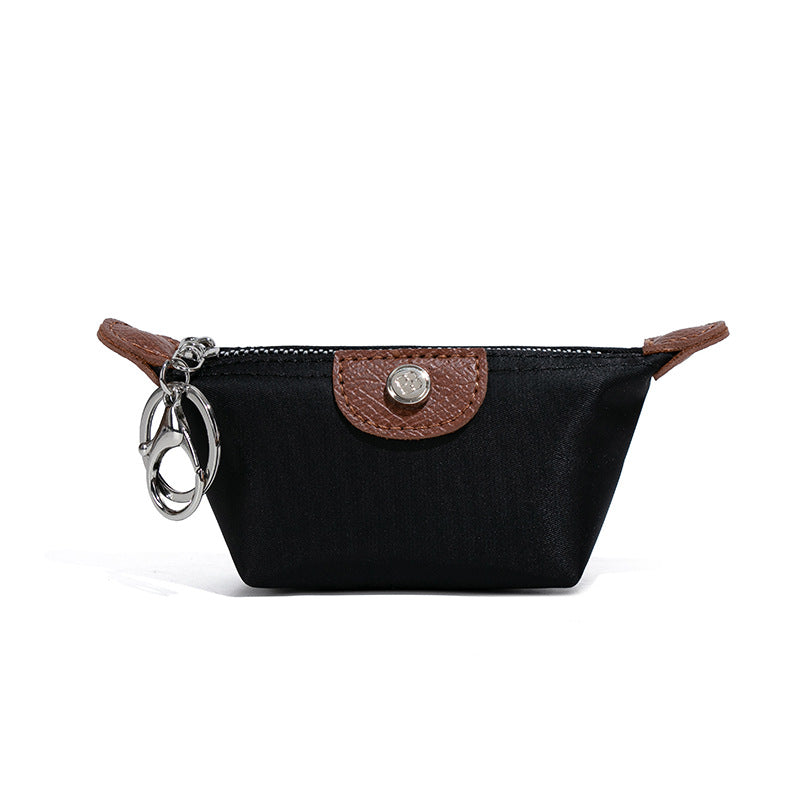 Simple Solid Color Mylon Mini Coin Purse 6S10BWB105