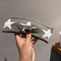 Star Print Knit Headband - DippedShop Wholesale - #9859
