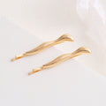 Elegant Gold Plated Geometric Metal Hair Clips MK2MBEP6W6HCP381