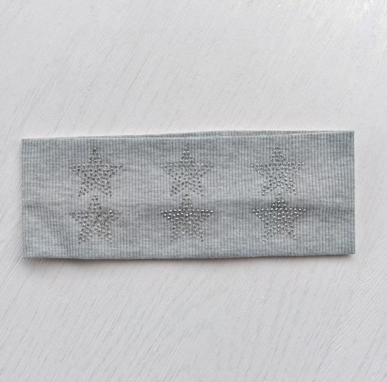 Punk Style Star Zirconia Wide Headband MK2BW6W6HBD82