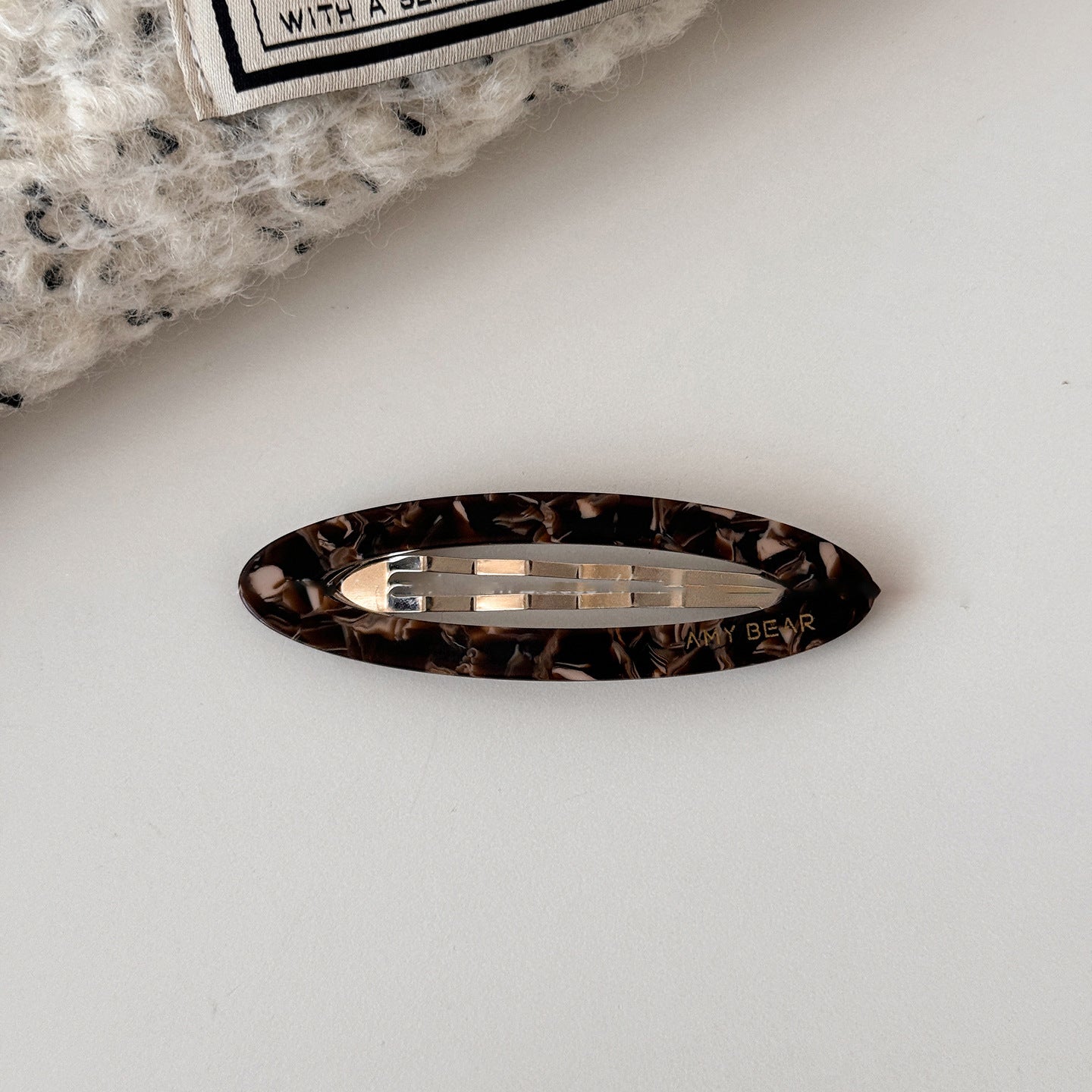 Minimalist Oval Hair Clip - DippedShop Wholesale - #8115