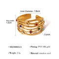 Trendy Colorful Rhinestone Mul - DippedShop Wholesale - #2227