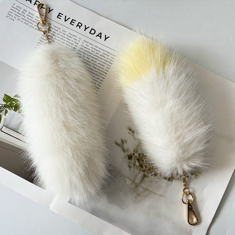 Fluffy Furry Keychain - DippedShop Wholesale - #1571