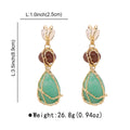 Geometric Teardrop Dangle Earrings - DippedShop Wholesale - #4979