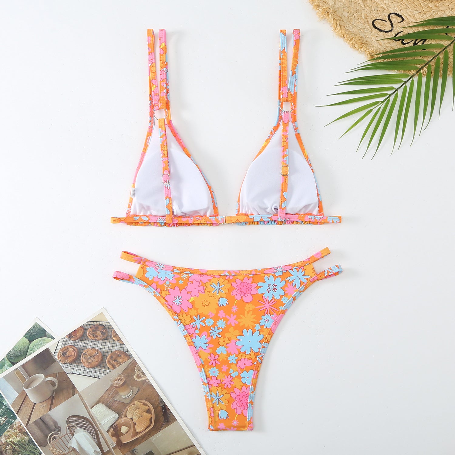 Flower Print Sexy Swimwear - DippedShop Wholesale - #4131