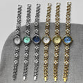 Elegant Pearl Gold Analog Quartz Bnagle Watch MK2SSAS6W6JWA01