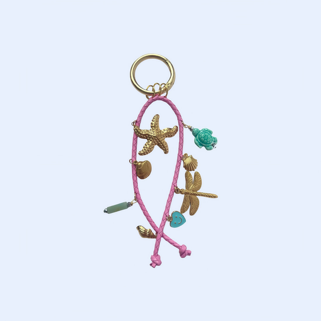 Retro Ocean Pendant Braided Bag Charms DP25C790