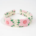 Crochet Flower Head Band - DippedShop Wholesale - #6291