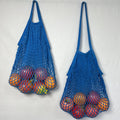 Solid Color Hollow Out Shopping Mesh Storage Bag 8BW6BOB93T