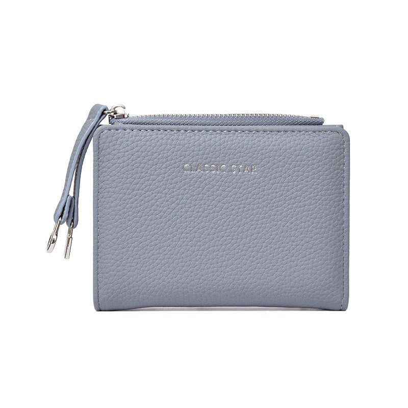 Simple Solid Color PU Coin Purse Wallet 6S10BWB130