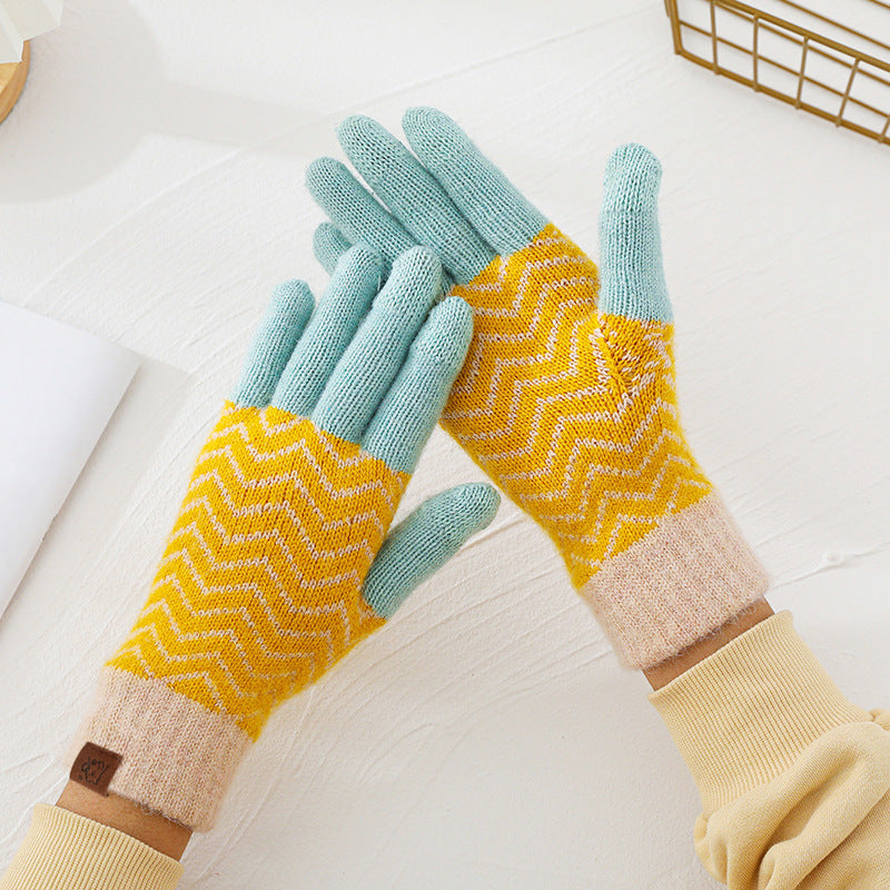 Knit Touchscreen Gloves - DippedShop Wholesale - #1859