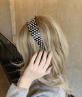 Minimalist Polka Dots Acetate Wide Headband MK2PIM6W6HBD61