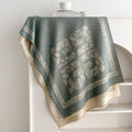 Reversible Jacquard Shawl Scarf - DippedShop Wholesale - #6403