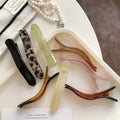 Cute Jelly Acrylic Curved Duckbill Hair Clip 6W6HCP1650