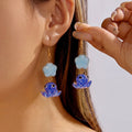 Shell Tassel Drop Earrings - DippedShop Wholesale - #6435