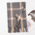 Stylish Color Block Warm Plaid Scarf 6W6NSW283