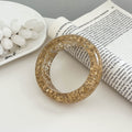 Trendy Geometric Resin Round W - DippedShop Wholesale - #9091